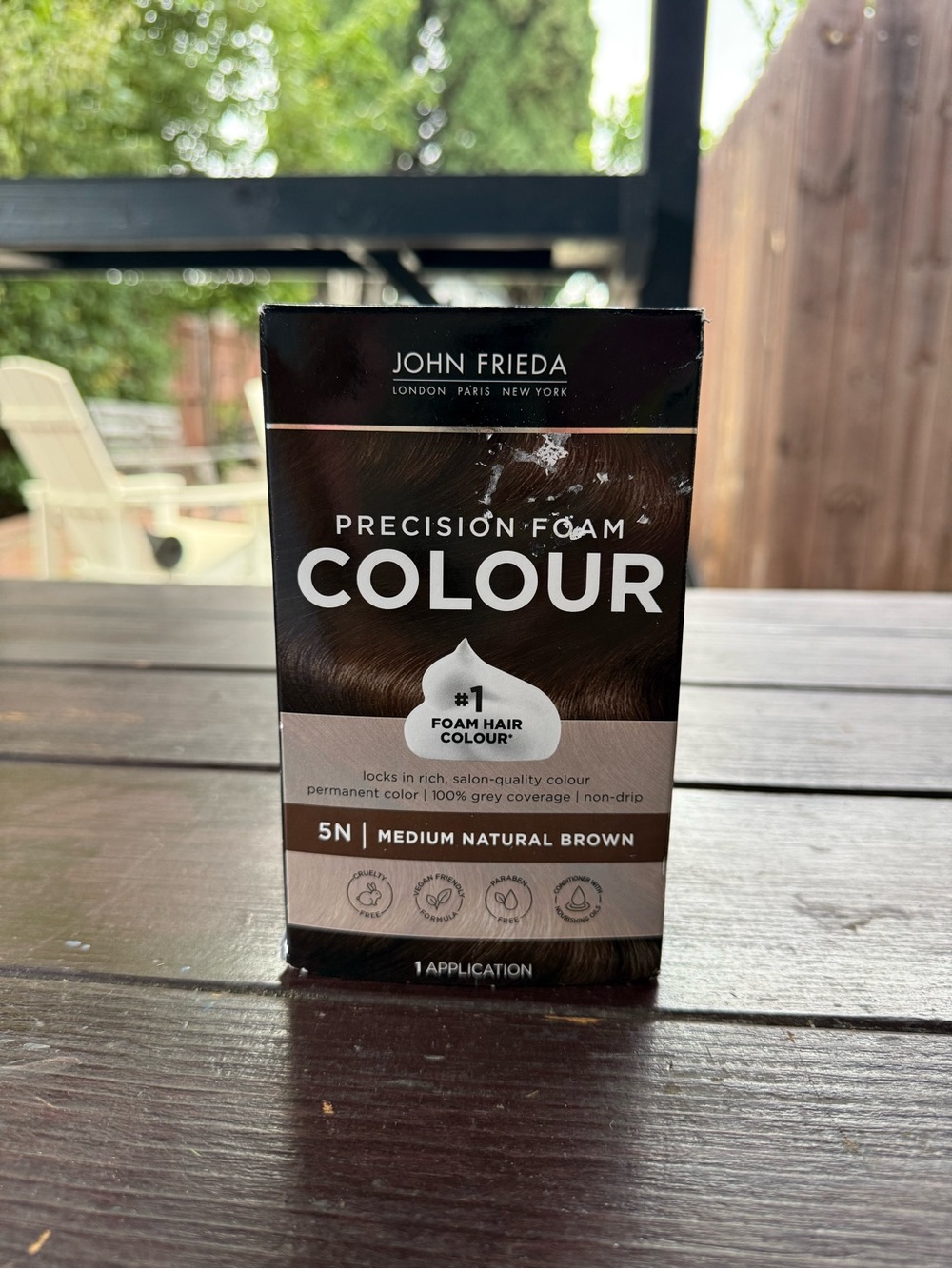John Frieda Precision Foam Colour Hair Dye Foam 5N Medium Natural Brown